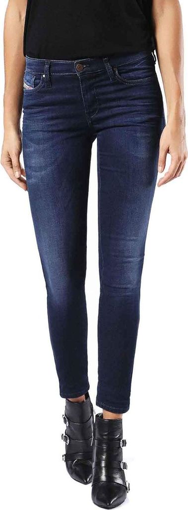 Diesel Skinzee-NE 0676Z Damen Jeans Hose Joggjeans Sweat