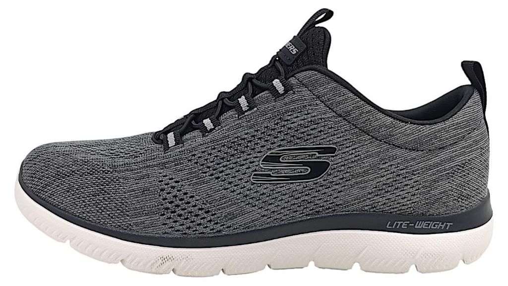 Skechers Herren Slip-on Sneaker Summits Louvin grau Produktbild 