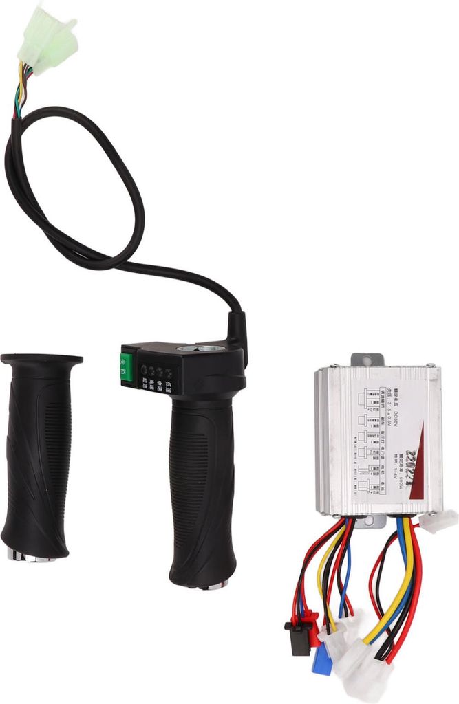 36 V 500W Pinselmotor Controller mit Drosselklappengriff Kit Elektromotterrad Grip Set