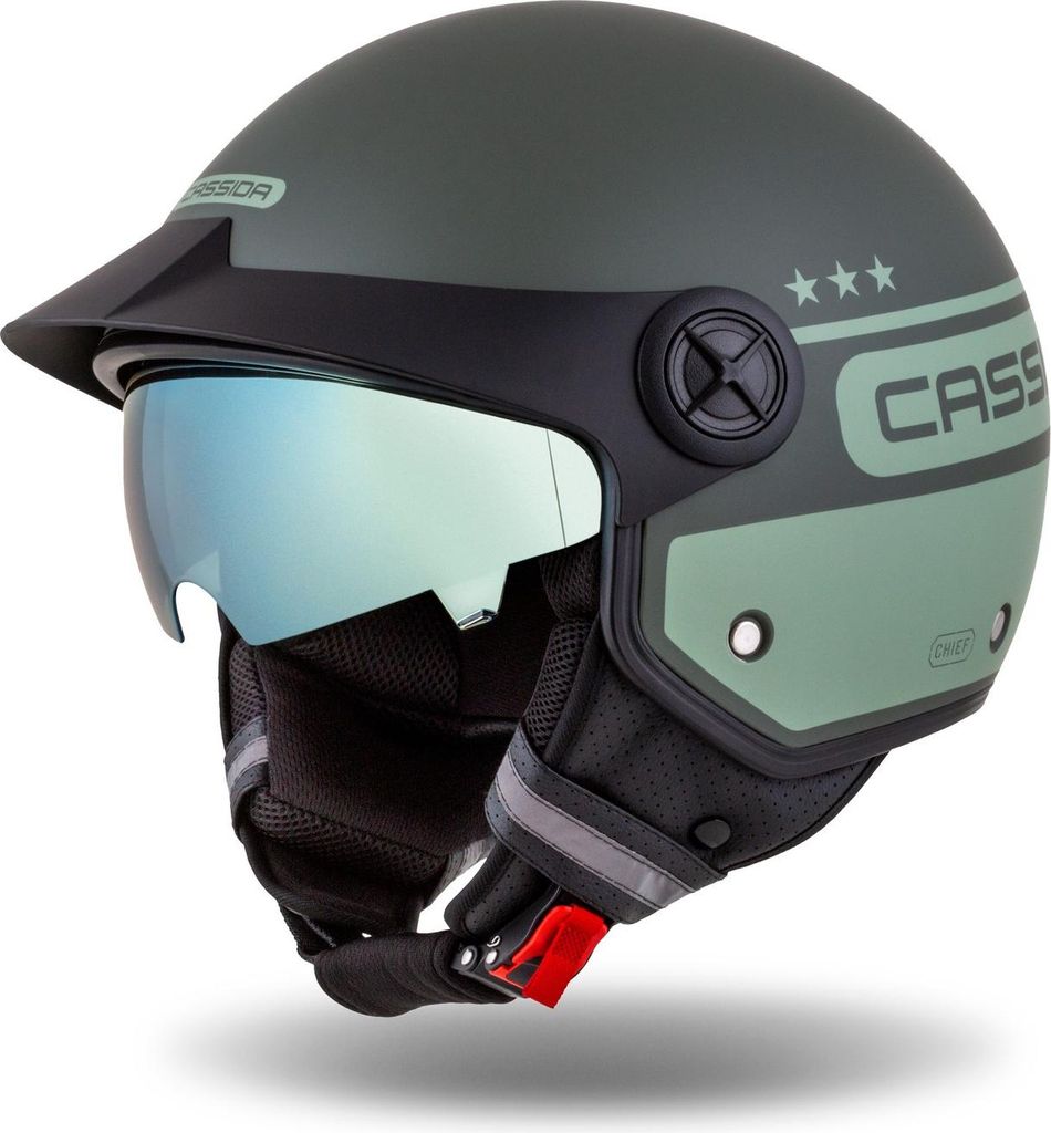 helm Handy Plus Chief, CASSIDA (mattgrün/dunkelgrün, Größe M)