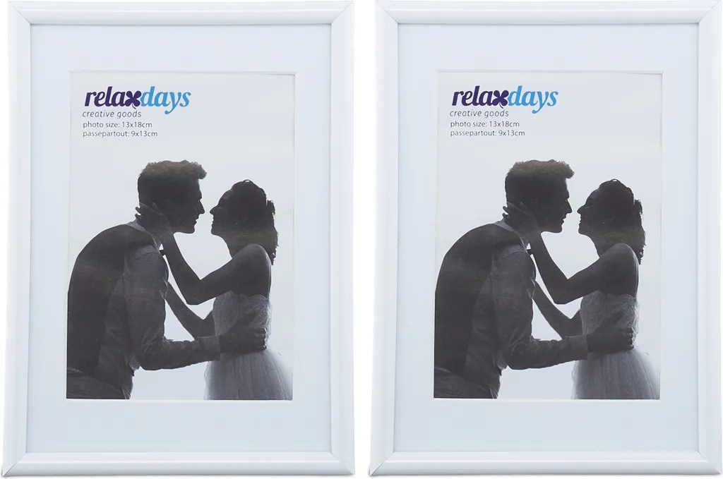 Set 10 Portafoto Bianchi 13x18 Relaxdays | Cornici per Foto Famiglia