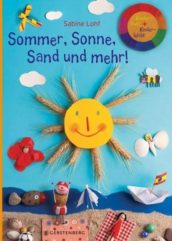 Activités enfants sans écran livre Été soleil sable pour bricoler dehors