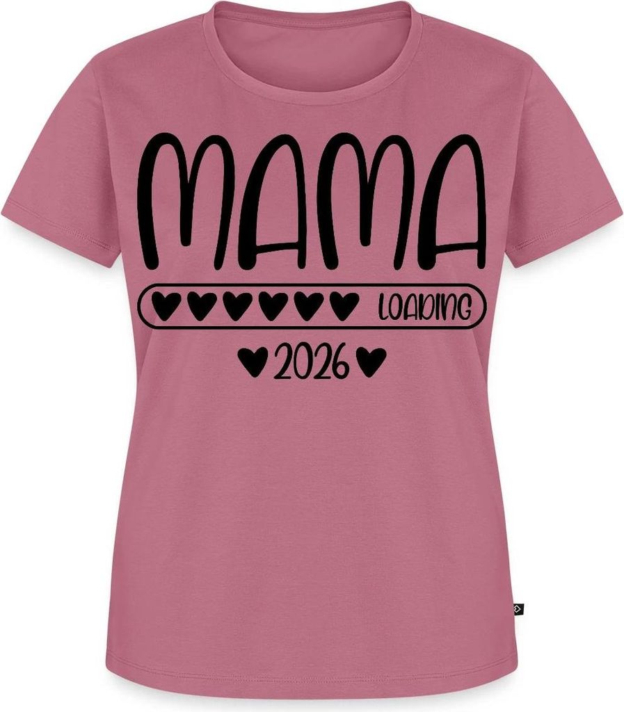 Spreadshirt Mama 2026 loading Frauen Premium T-Shirt, XL, Mauve