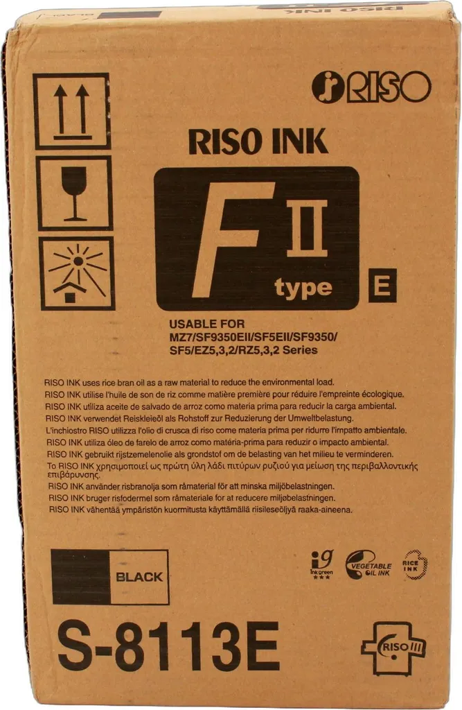 Encre RISO 25091 noire d'origine à séchage rapide et haute densité