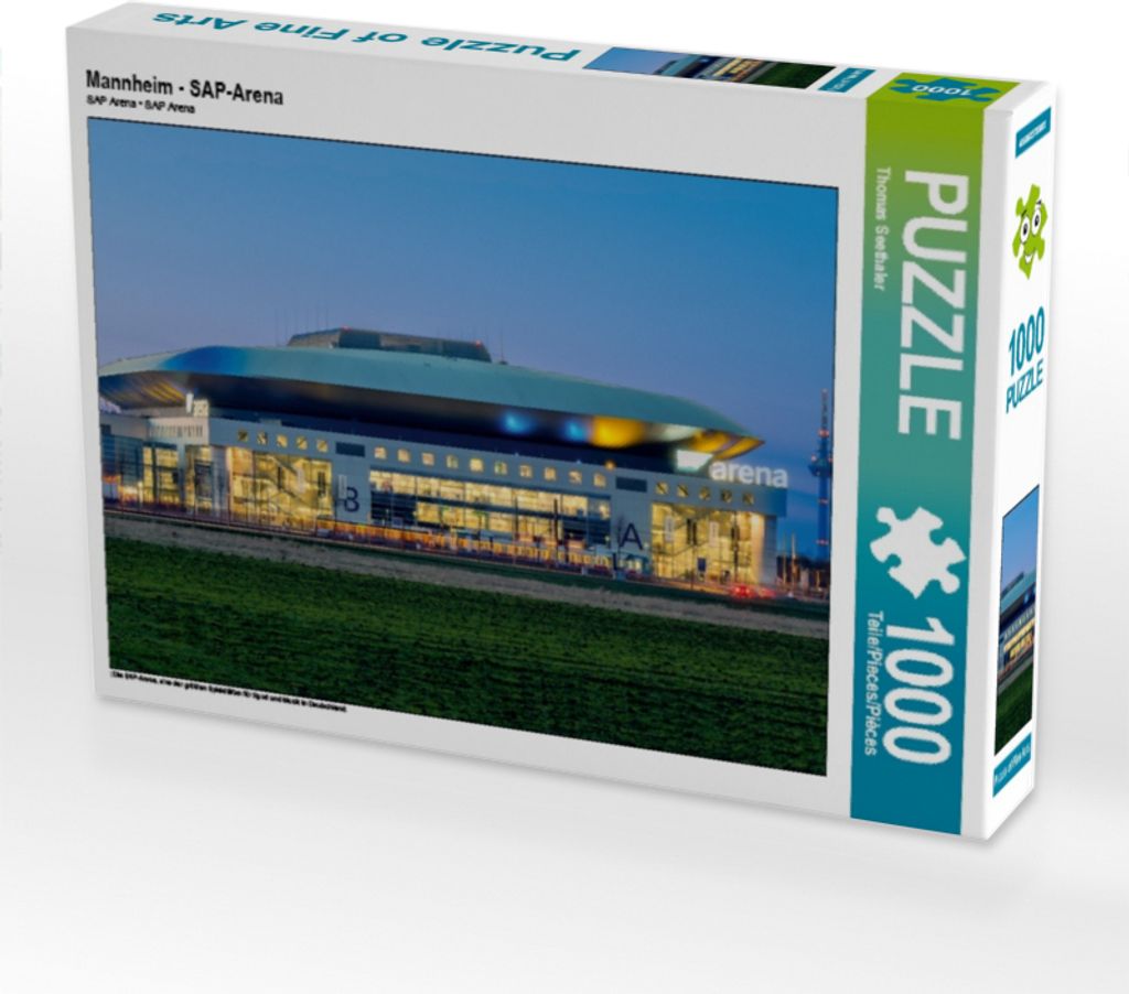 Calvendo Mannheim - SAP-Arena 1000 Teile Puzzle quer 640x480mm, Seethaler Thomas; 7351734