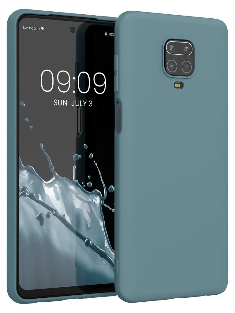 kwmobile Handyhülle für Xiaomi Redmi Note 9S / 9 Pro / 9 Pro Max Hülle - TPU Case - Kabelloses Laden - Schutzhülle Cover in Antique Stone
