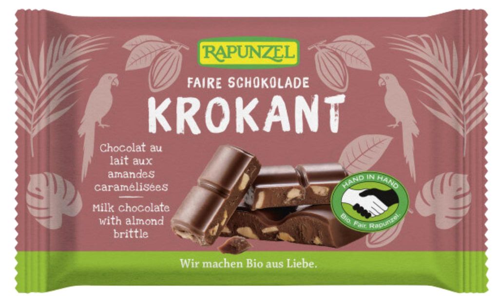 Cioccolato al latte - croccante di mandorle 100g Immagine del prodotto 