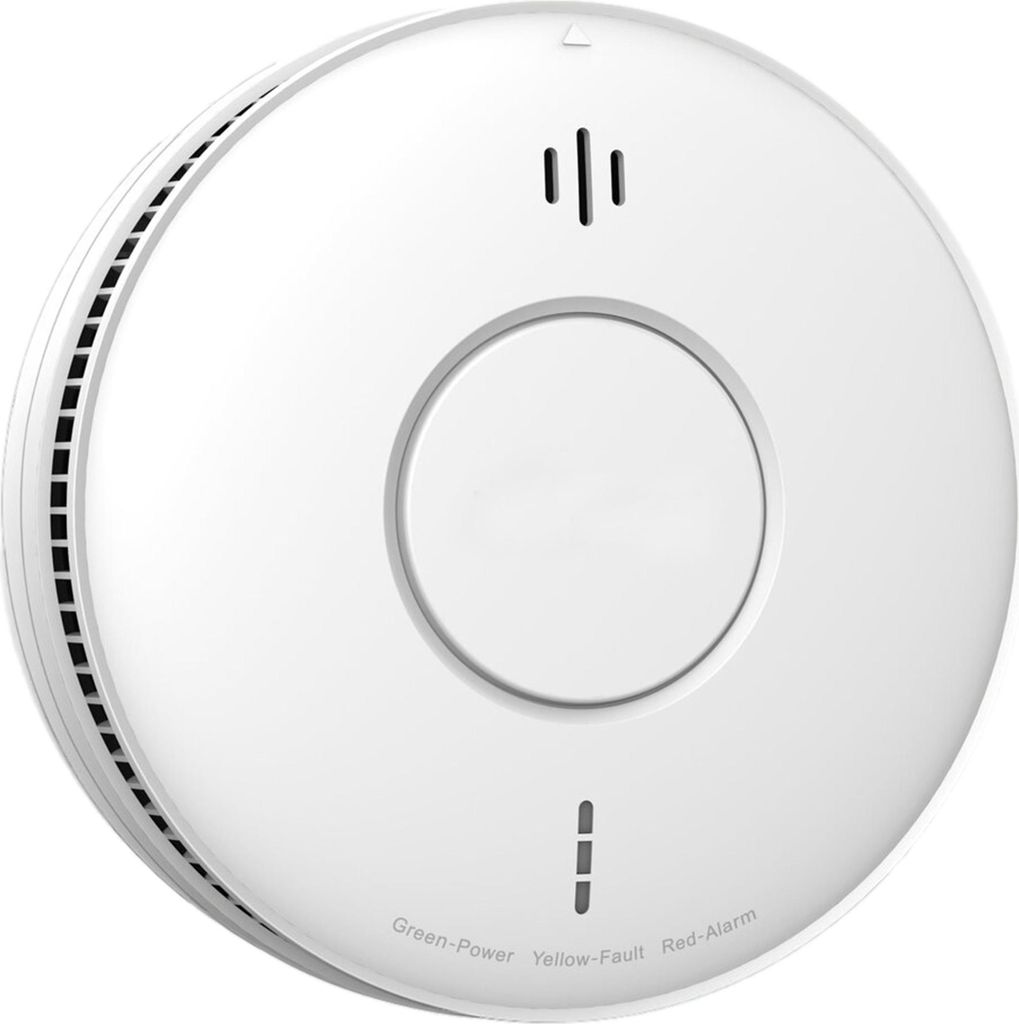 SAVS SA5MA Rauchmelder 230V mit 10-Jahre Lithium Backup-Batterie – vernetzbar kabelgebunden und drahtlos – Split Spectrum Sensor – Brandmelder