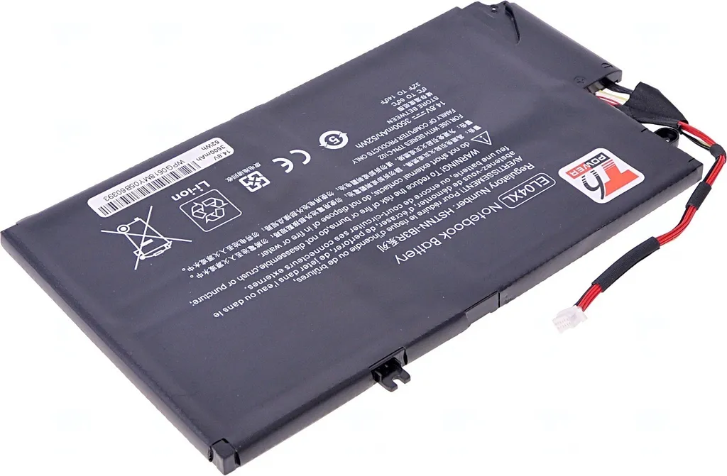 Batteria T6 Power per Hewlett Packard Envy 4-1100 serie, Li-Poly, 14,8 V, 3500 mAh (52 Wh), nero - 2