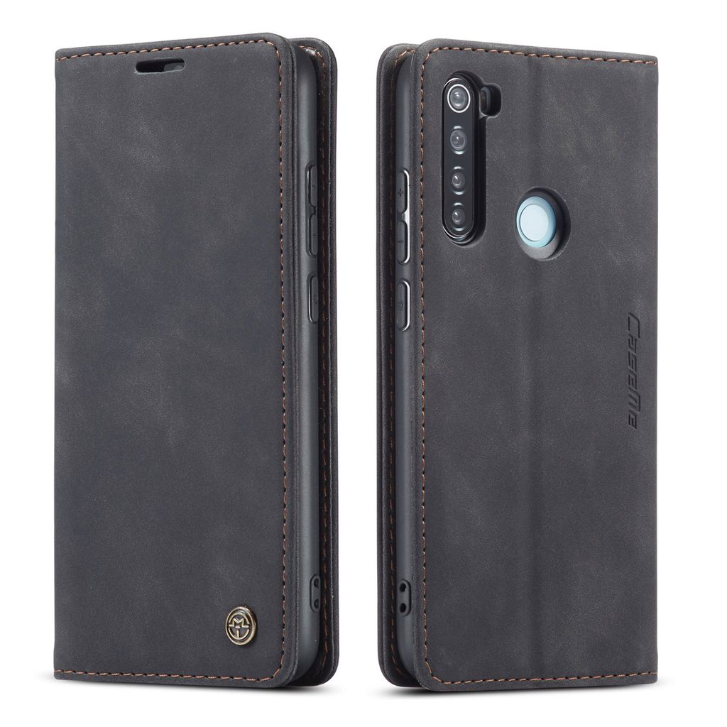 Redmi Note 8 Hülle, Retro Kunstledertasche, Kartenfächer, Produktbild 