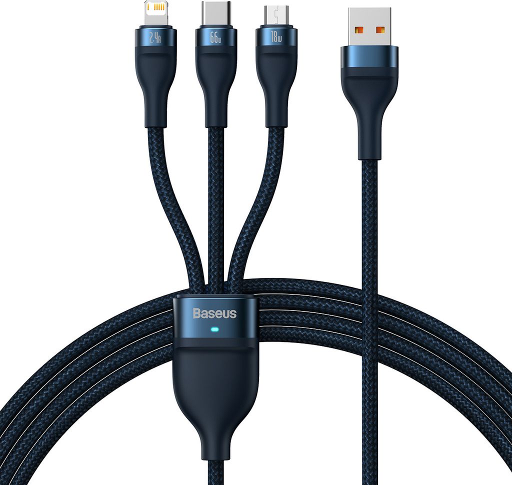 Baseus SUP0003353, 1,2 m, USB A, USB C/Micro Obrázok produktu 