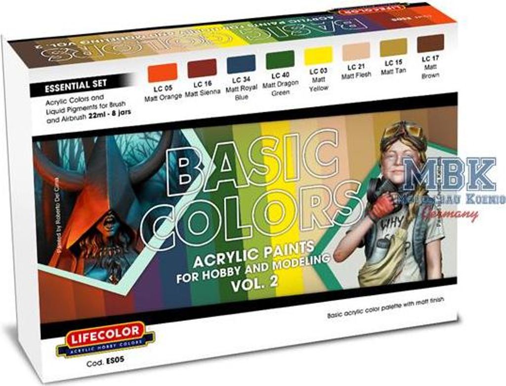 LIFECOLOR LC-CSES05 Basic Color Set Volume 2 Essential Set