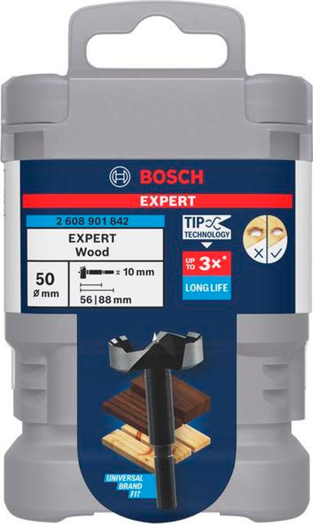 EXPERT Wood Forstnerbohrer, 50 mm