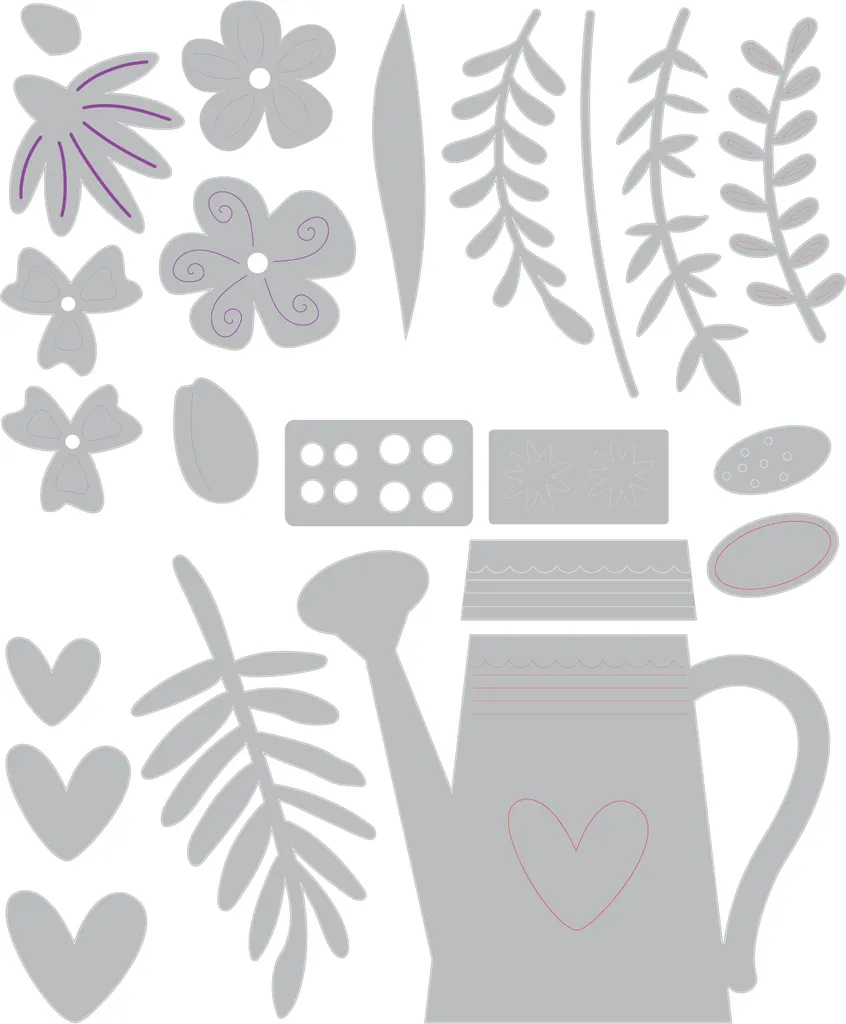 Sizzix Thinlits Die 660211 Sprinkled with Love par Catherine Pooler - 2