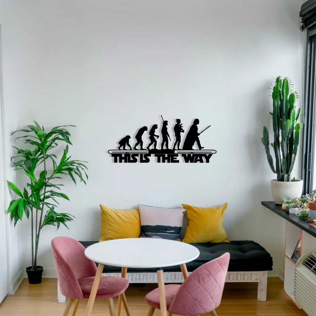 Sublimez un Mur Vide avec la Déco Métal Noir Wallity Evrim 69x30cm