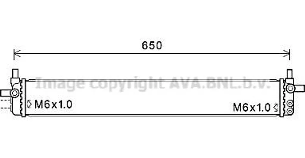 Refroidisseur de Batterie de Traction Hybride AVA TO2713 pour Série CT