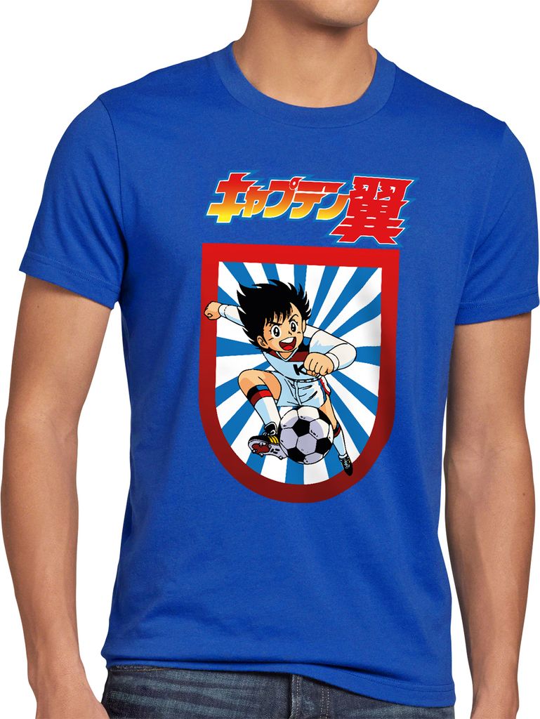 BaumwolleCloud Tsubasa Herren T-Shirt tollen fußballstars wm em