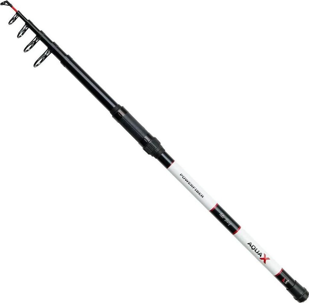 A fishing rod is shown against a white background.