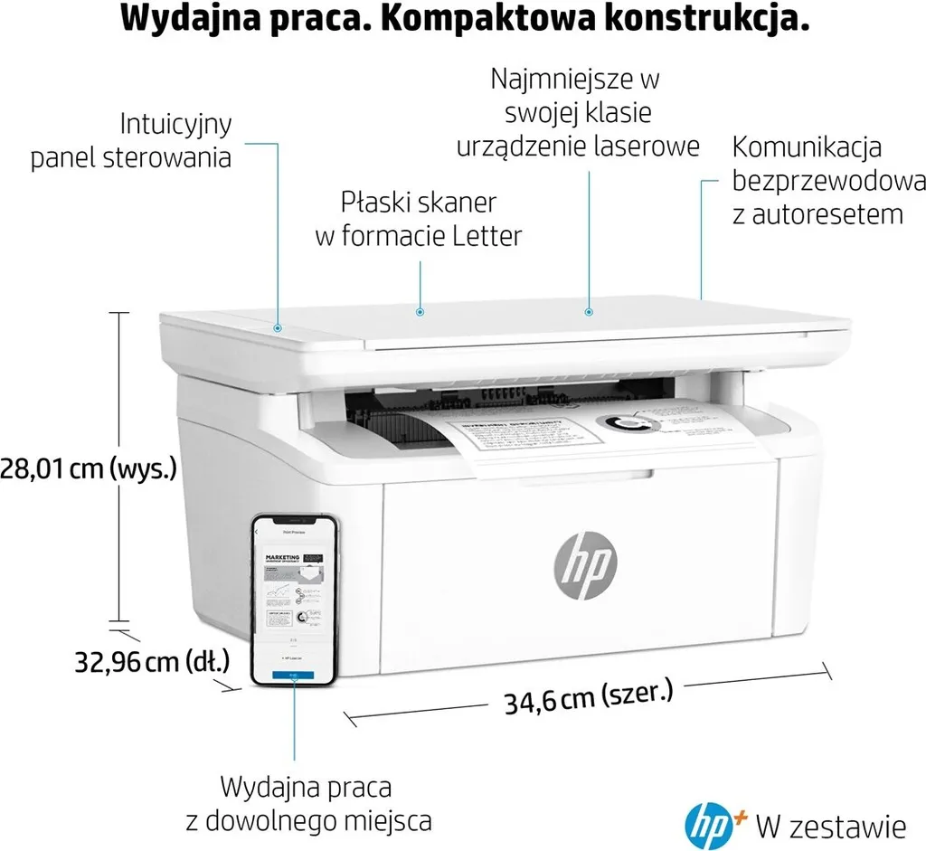 Imprimante HP LaserJet MFP M140we (2A130E) Multifonction Laser Compacte - 20