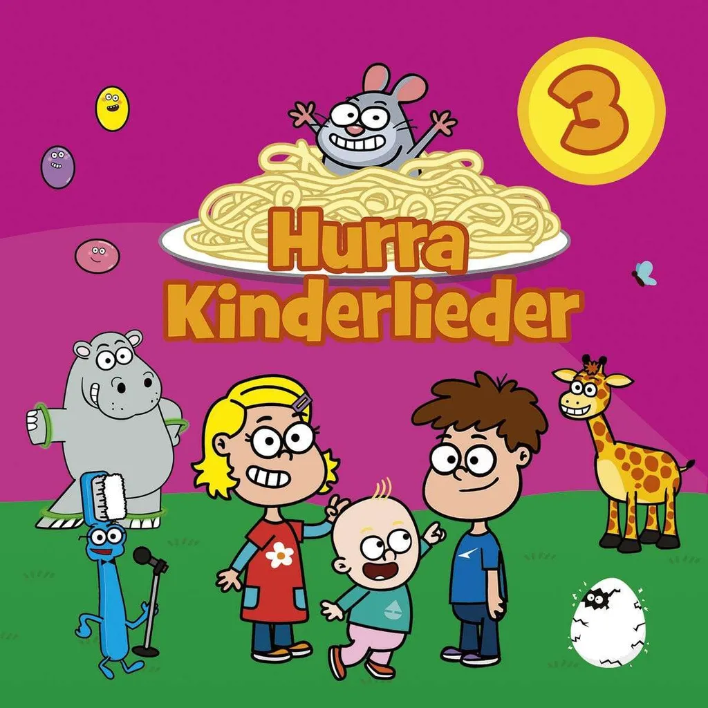 Chansons pour enfants Hourra 3 : CD audio de comptines éducatives - 2