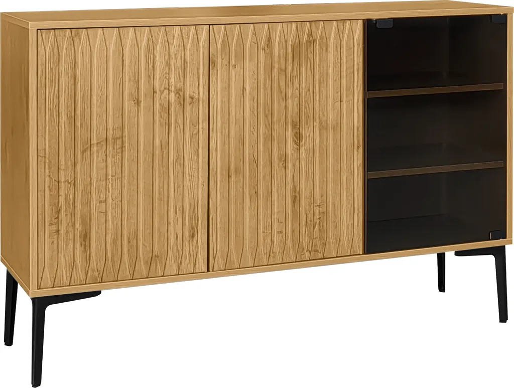 Buffet de Cuisine et Chambre Moderne, Meuble Bas Multiusage - 5