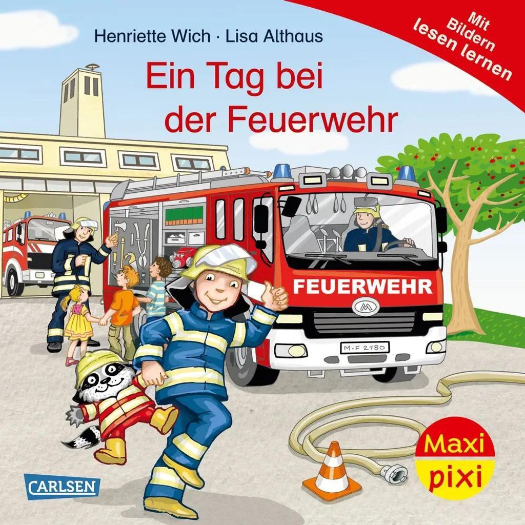 Maxi Pixi 471: Ein Tag bei der Feuerwehr Produktbild 