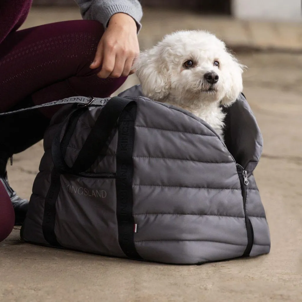 Sac de transport chien idéal écurie Kingsland avec couverture protectrice