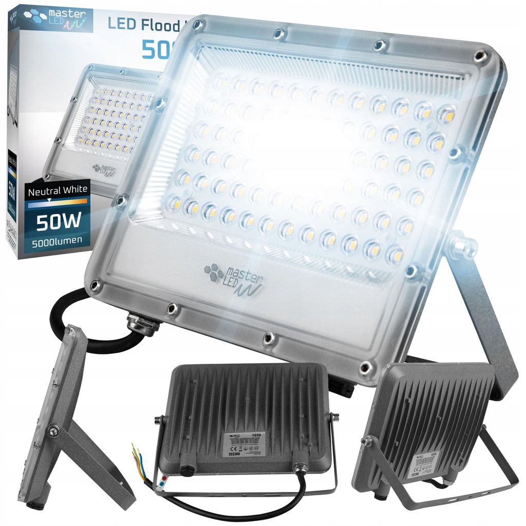 MasterLED venkovní reflektor Germi 50W LED - 5000lm IP65 Obrázek produktu 