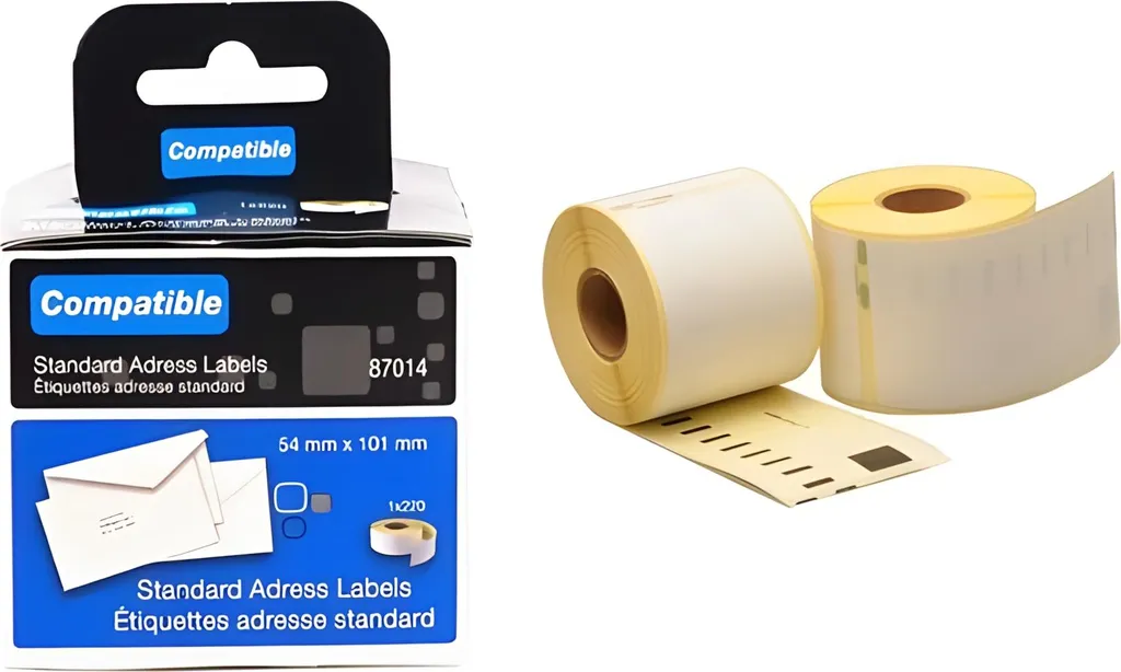 Rillstab 85014 Etichette Termiche 101x54mm | Pack 12 Rulli 99014 - 4
