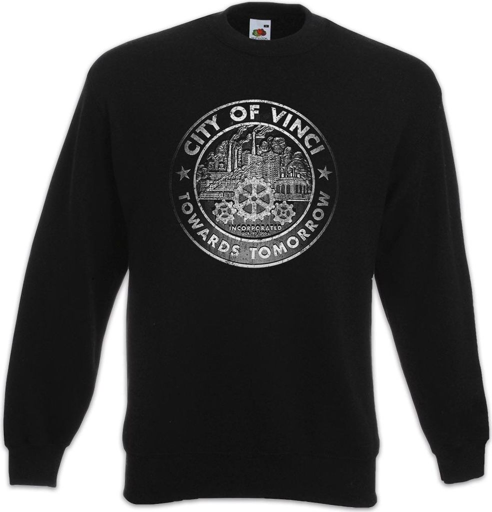 Urban Backwoods City Of Vinci, Sweatshirt, Farbe: Schwarz, Größe: XL