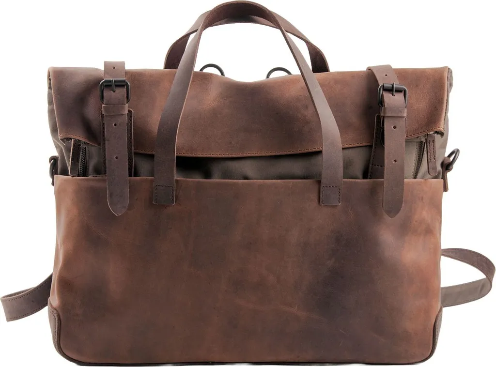Bagage Cabine Cuir pour Ordinateur Portable - Twister Travelbag Brun
