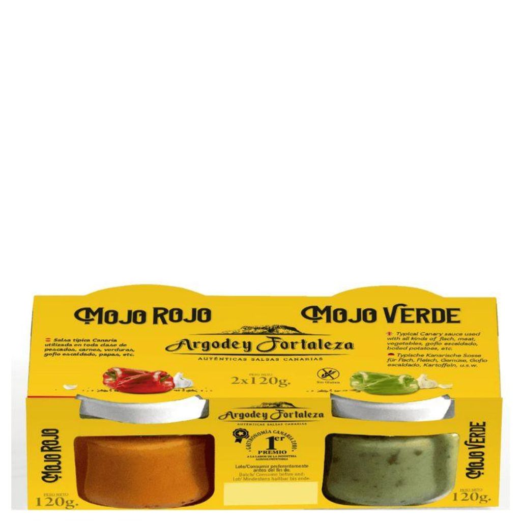 Mojo Rojo Mojo Verde Argodey Fortaleza 2 x 120 g.  Sauces Image du produit 