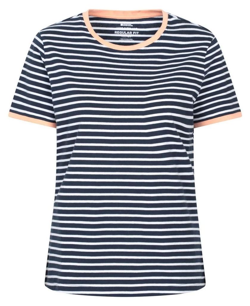 Mountain Warehouse - T-Shirt für Damen, gerippt MW5255 (36 DE) (Marine)