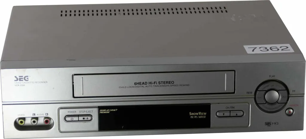 Seg Vcr 5300 Magnetoscope 2 Tetes avec Recherche Automatique des Canaux