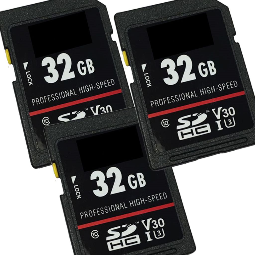 3 x 1A PHOTO PORST High-Speed 32 GB SDHC-Karte Class 10