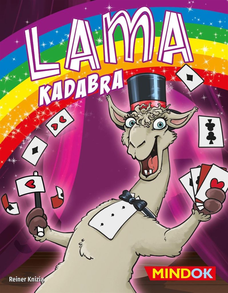 Lama Kadabra Kartenspiel tschechisch für 2-6 Spieler, ab 8 Jahren, 20 Min. Familienspiel
