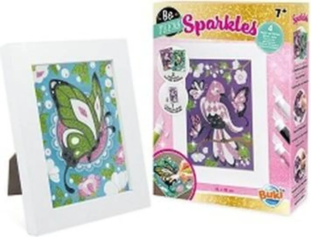 Loisir Créatif Papillons à Pailleter - Kit de Bricolage Complet pour Fille