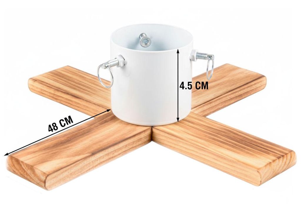 COIL Support pour sapin de Noël, Support avec réservoir