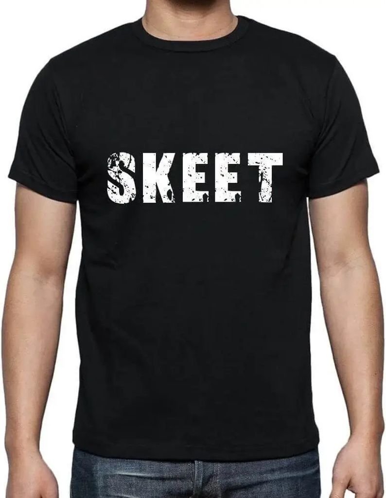 Herren Grafik T-Shirt Skeet Öko-Verantwortlich Vintage Jahrgang Kurzarm Lustige Druck Geburtstag Geschenk Mann