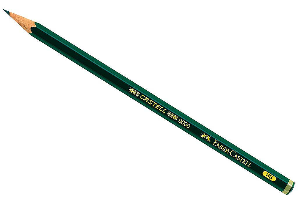 Faber-Castell CASTELL 9000, HB, Černá, Trojúhelníkový, 1 Obrázek produktu 