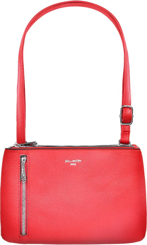 Borsa Donna Gallantry Rossa Granulata | Tracolla Elegante Paris - 1