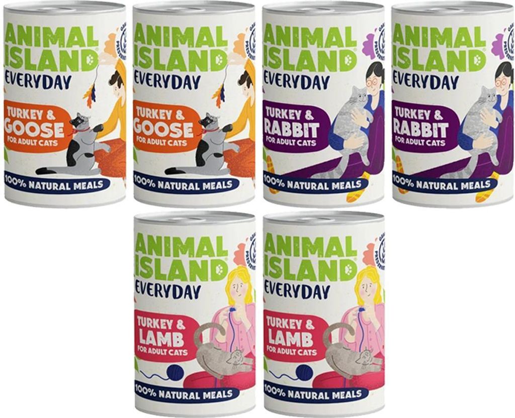 Animal Island Mix of Flavors 6x400g Nassfutter für Katzen Produktbild 
