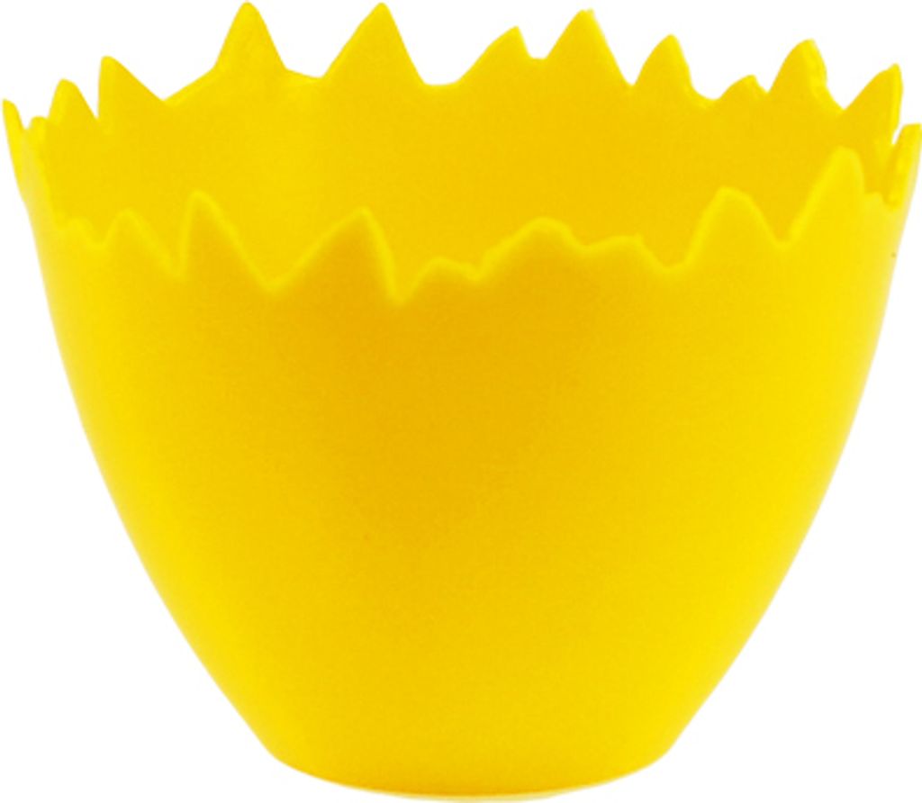 20er Set Eierbecher-Optik Pflanztopf Ø13cm Gelb - Frühlings- & Osterdeko, 20 Stück