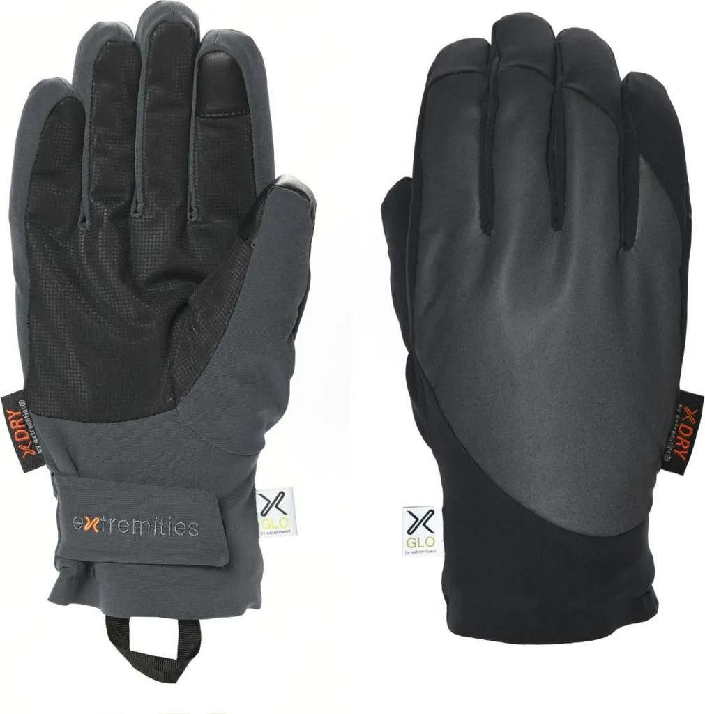 Guanti Extremities Aurora Grigio - Impermeabili X-Dry per Trekking Invernale