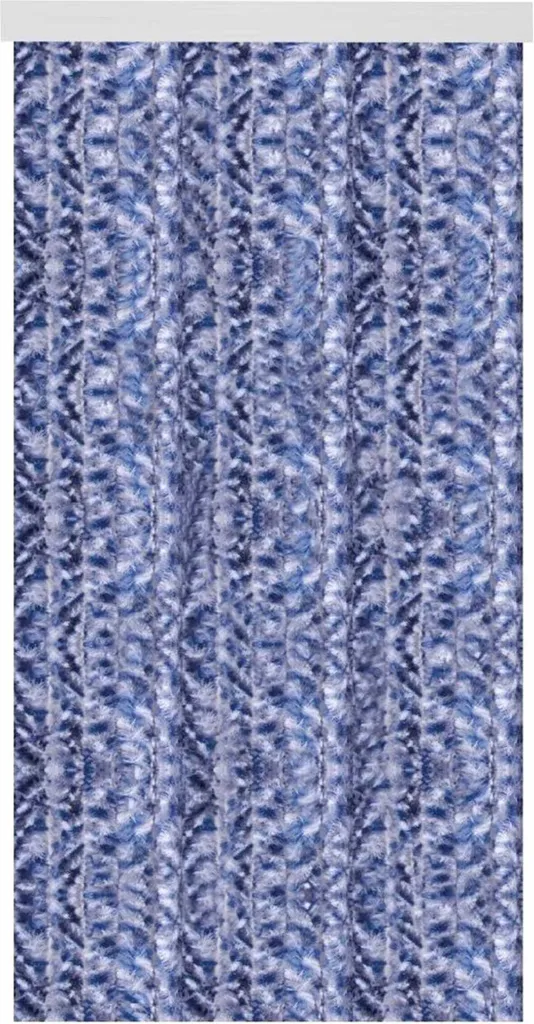 Tenda in Pile Alto Spessore 160x220 cm - Protezione Termica Blu