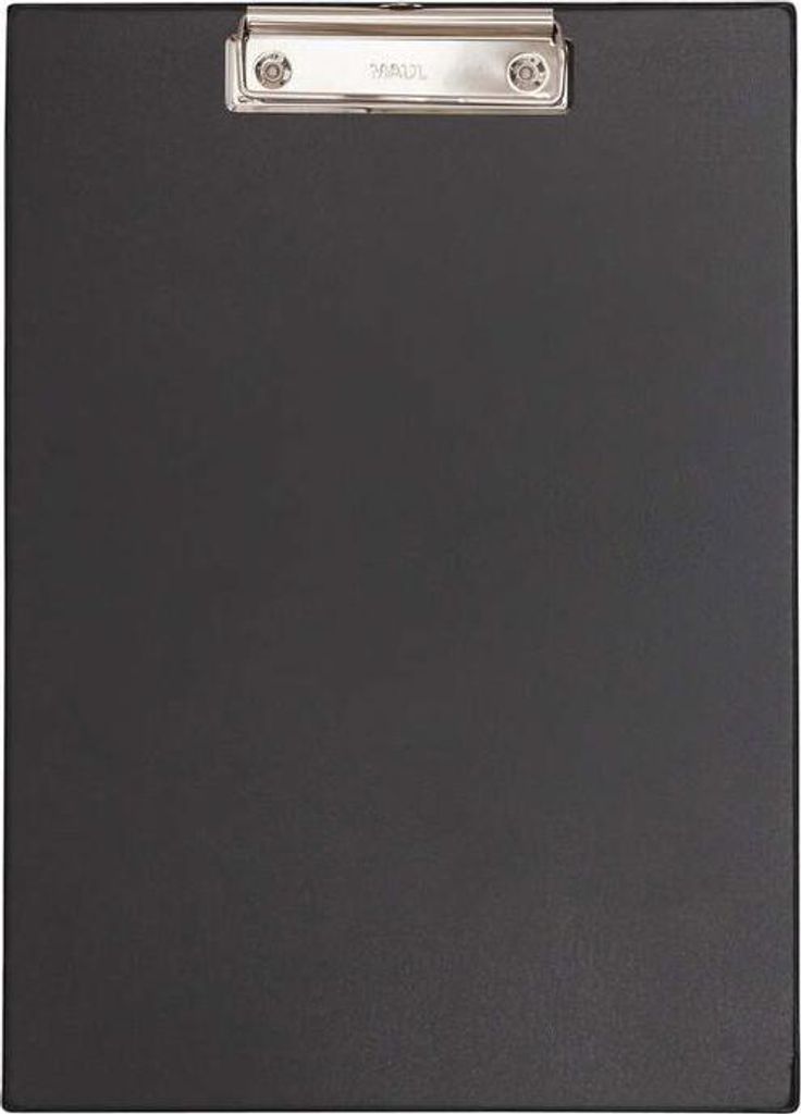 MAUL Klemmbrett MAULpoly A4 Hochformat PP-Folienüberzug schwarz