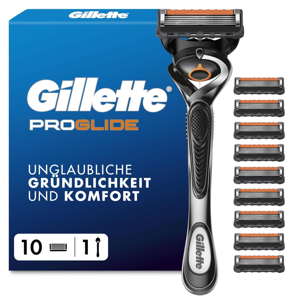 Maszynka do golenia dla mężczyzn Gillette ProGlide z 10 Zdjęcie produktu 