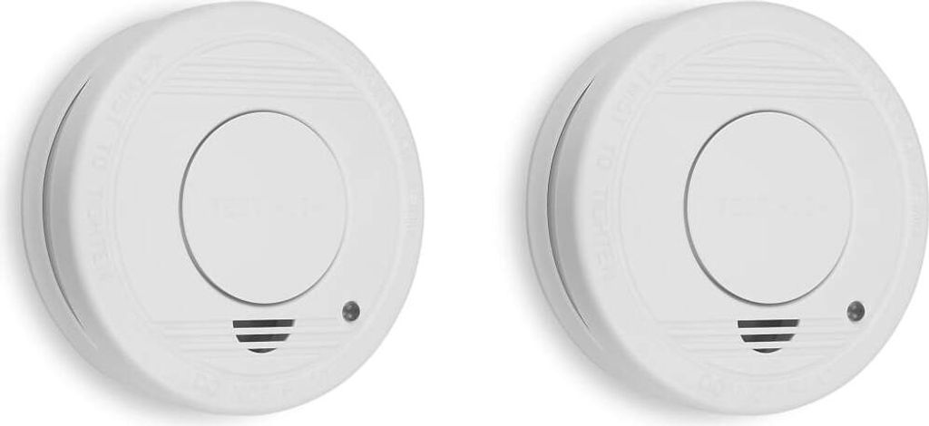 Smartwares Rauchmelder 2 Stk. 10x10x3,5 cm Weiß