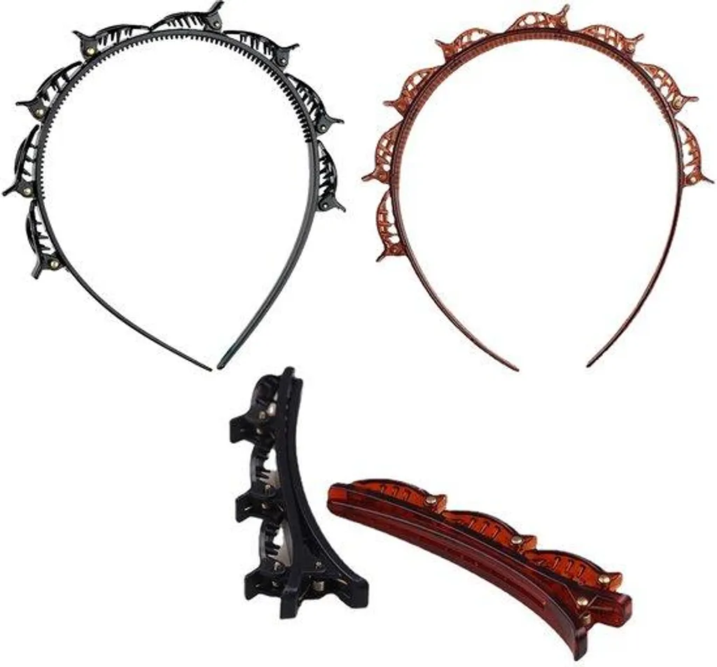 Accessoires Cheveux Tressés : 80 Anneaux Dreadlocks Transparents