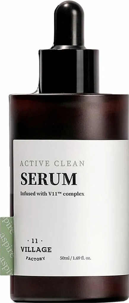 Village 11 Active Clean Serum 50ml - Soin Anti-Imperfections AHA et BHA